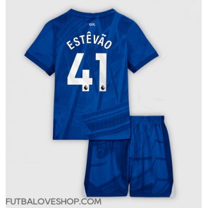 Dres Chelsea Estevao Willian #41 Domáci pre deti 2025-26 Krátky Rukáv (+ trenírky)